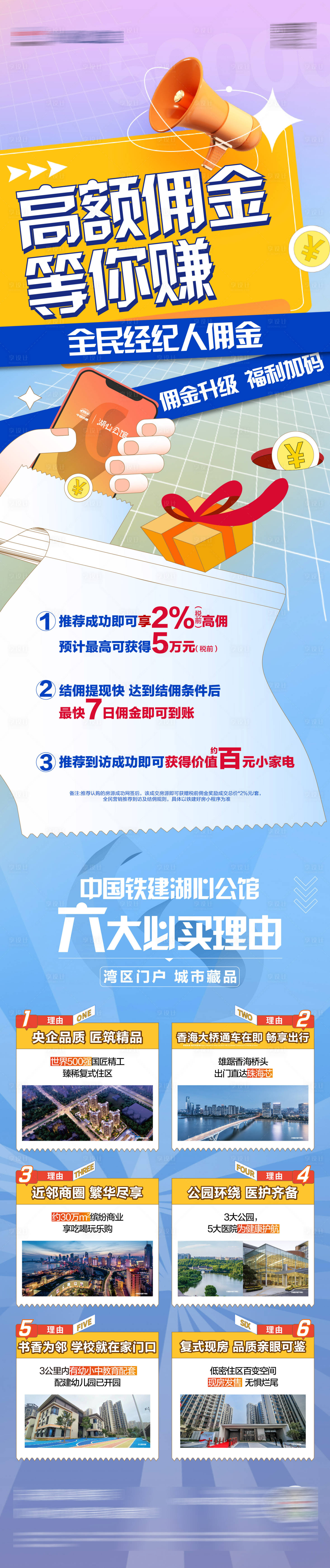 源文件下载【享设计】搜索编号：42710023935202168【全民经纪人微信长图海报】