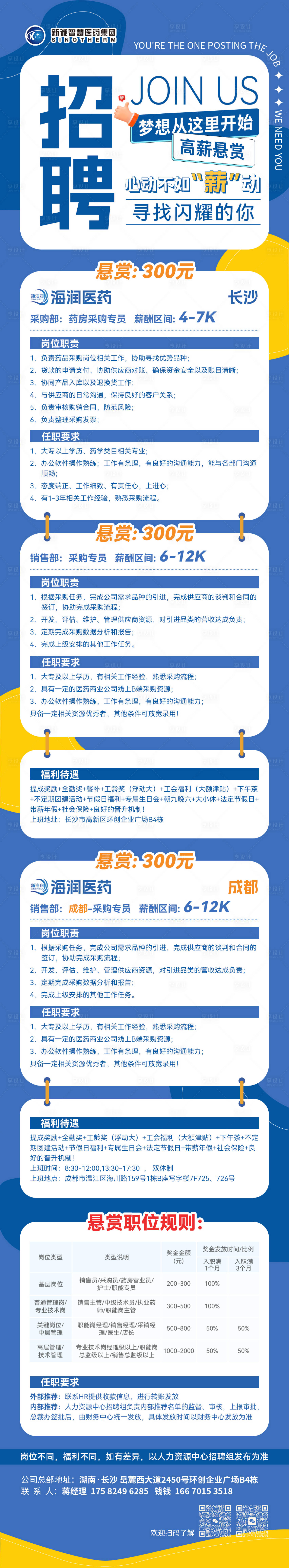源文件下載【享設計】搜索編號：56210024140021369【醫藥集團招聘長圖】