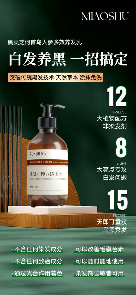 源文件下載【養發乳產品海報】編號：95000023910284687