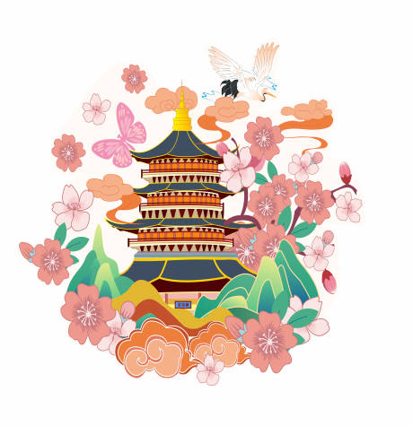 国潮地贴