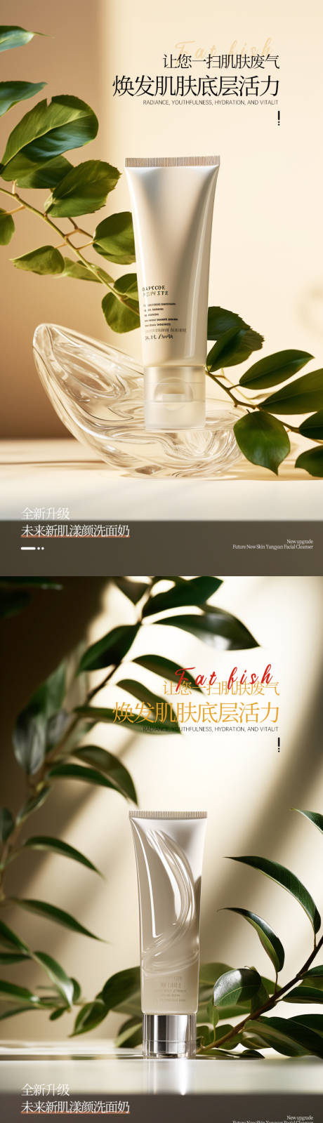 护肤品电商产品海报