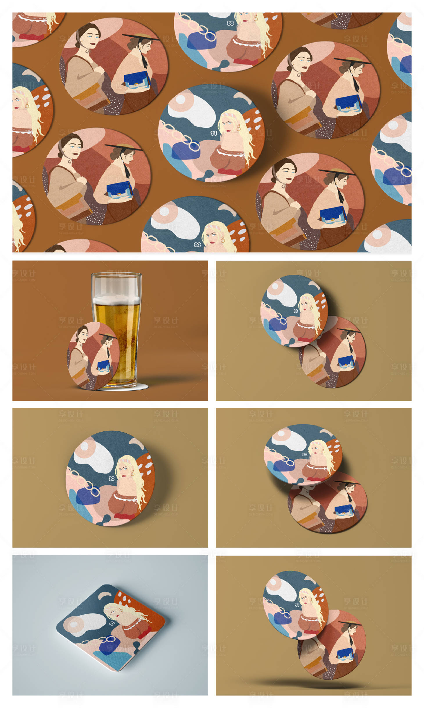 源文件下載【享設計】搜索編號：36620023887544677【品牌文創杯架】
