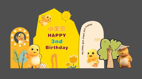 源文件下载【生日美陈】编号：30640023812764497
