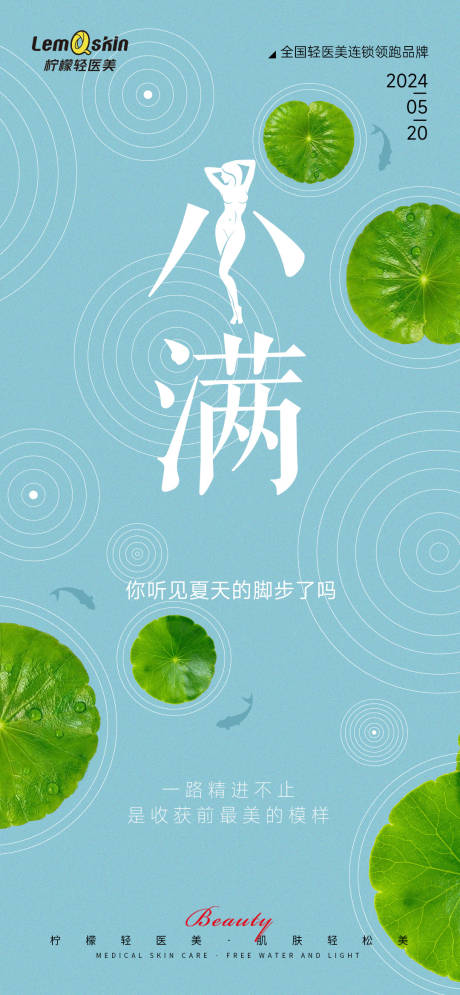 小满节气海报