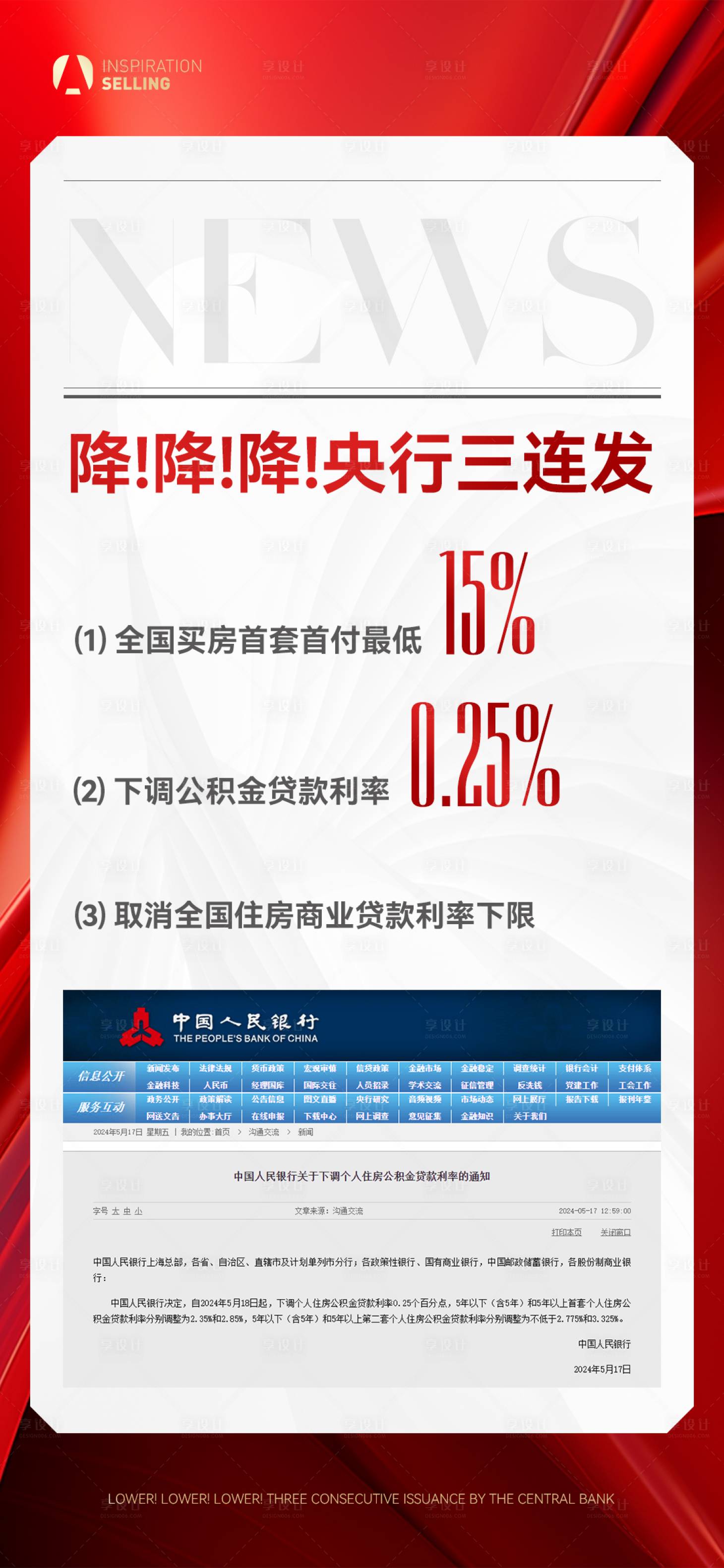 源文件下载【享设计】搜索编号：27800023959874225【地产利好热点微信海报】