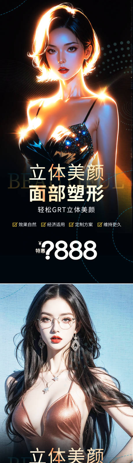 源文件下载【医美活动促销海报】编号：65620023800967599