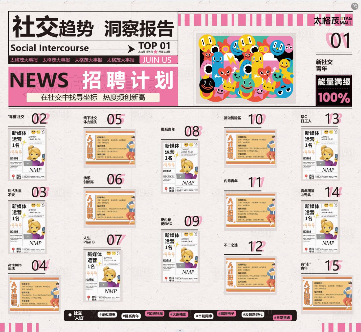 源文件下载【报纸风格招聘角】编号：74140022868671534