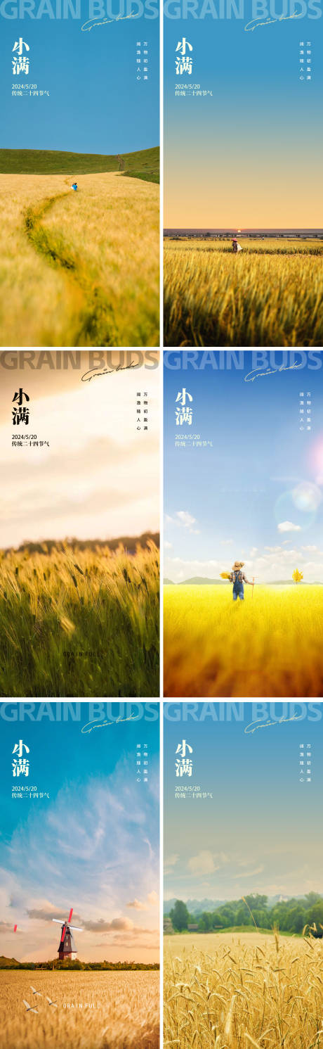 源文件下載【小滿節氣海報】編號：51890023774523574