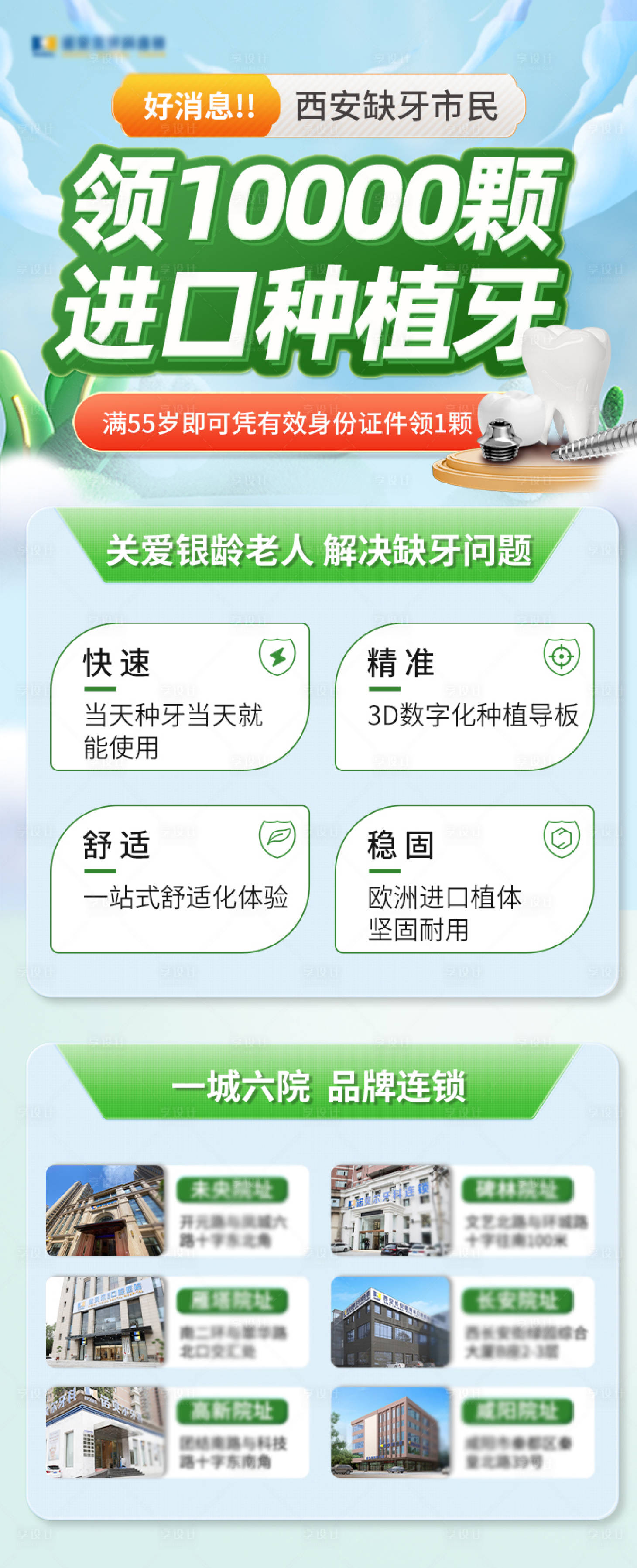 源文件下载【口腔种植牙测价长图】编号：96680024065137359