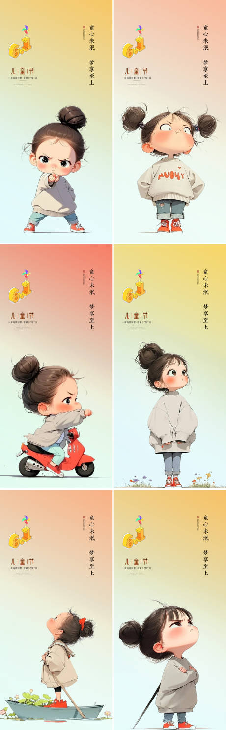 源文件下载【六一儿童节节日海报】编号：82320023977511509