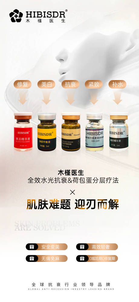 源文件下载【享设计】搜索编号：98140024449214405【医美产品海报】