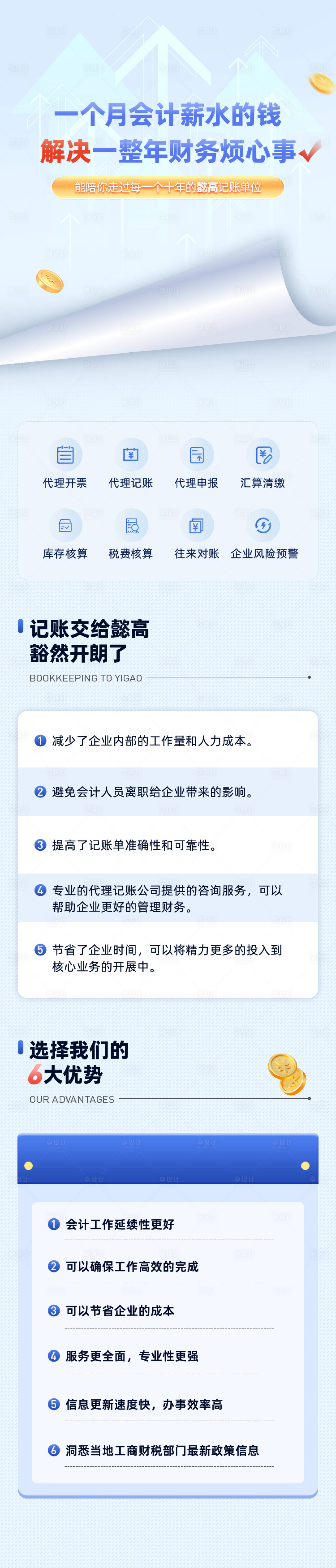 源文件下载【金融财务代理记账长图海报】编号：82380024691857151