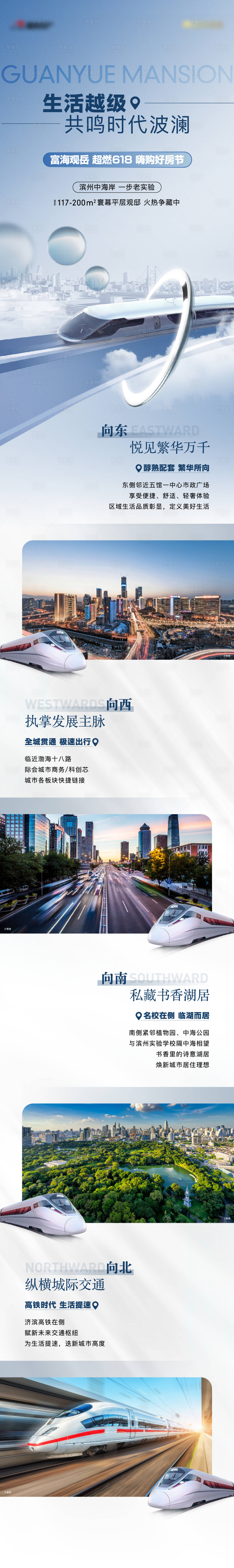源文件下載【享設計】搜索編號：47060024780131974【地產高鐵價值點長圖】