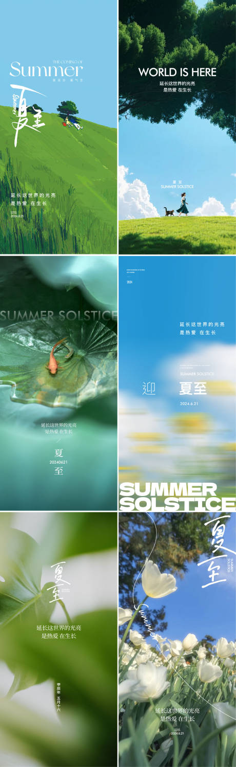 源文件下载【地产夏至节气海报】编号：31890024580442740