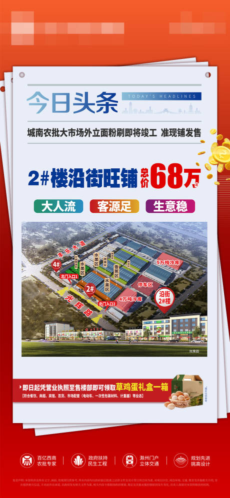 源文件下载【享设计】搜索编号：55350024358334075【地产报纸单图】
