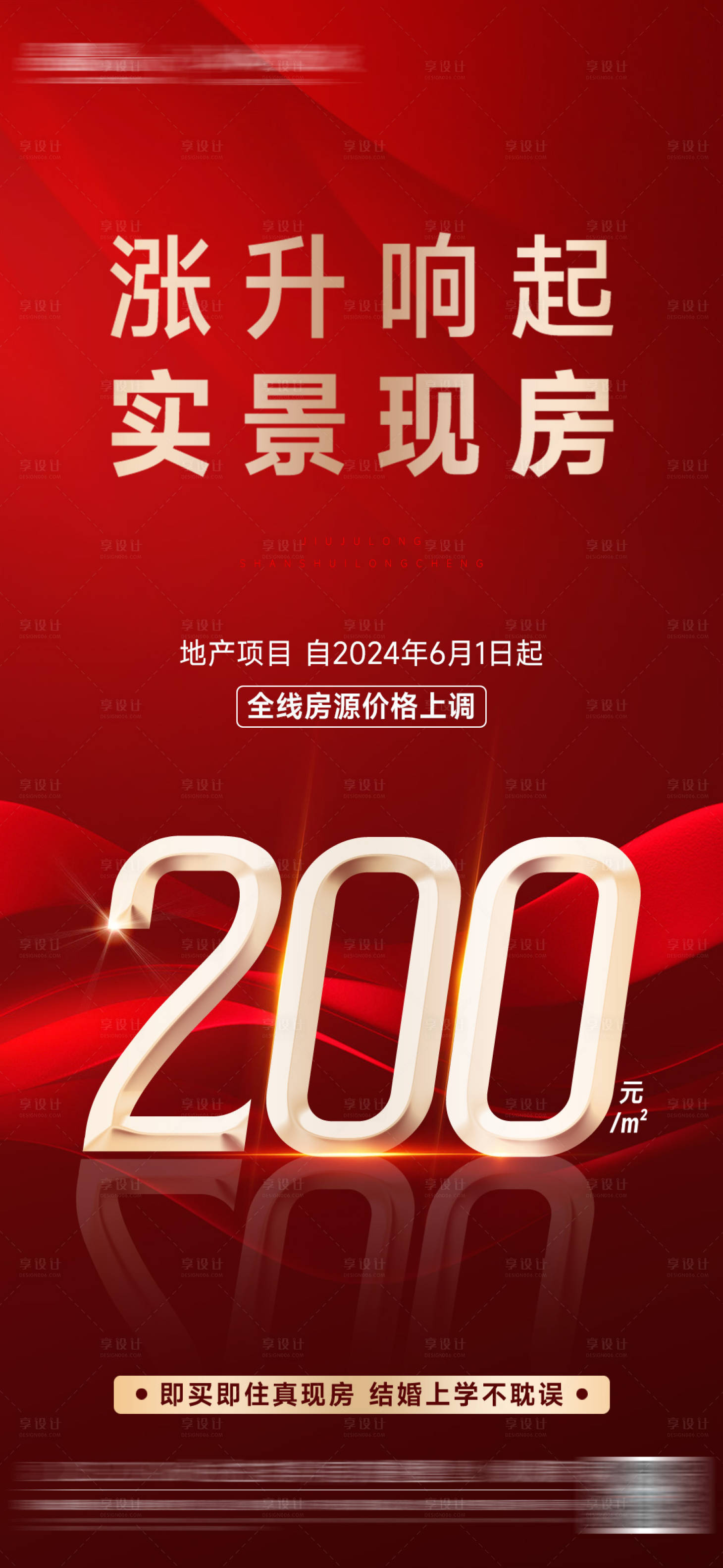 源文件下载【现房涨价海报】编号：85540024315106683