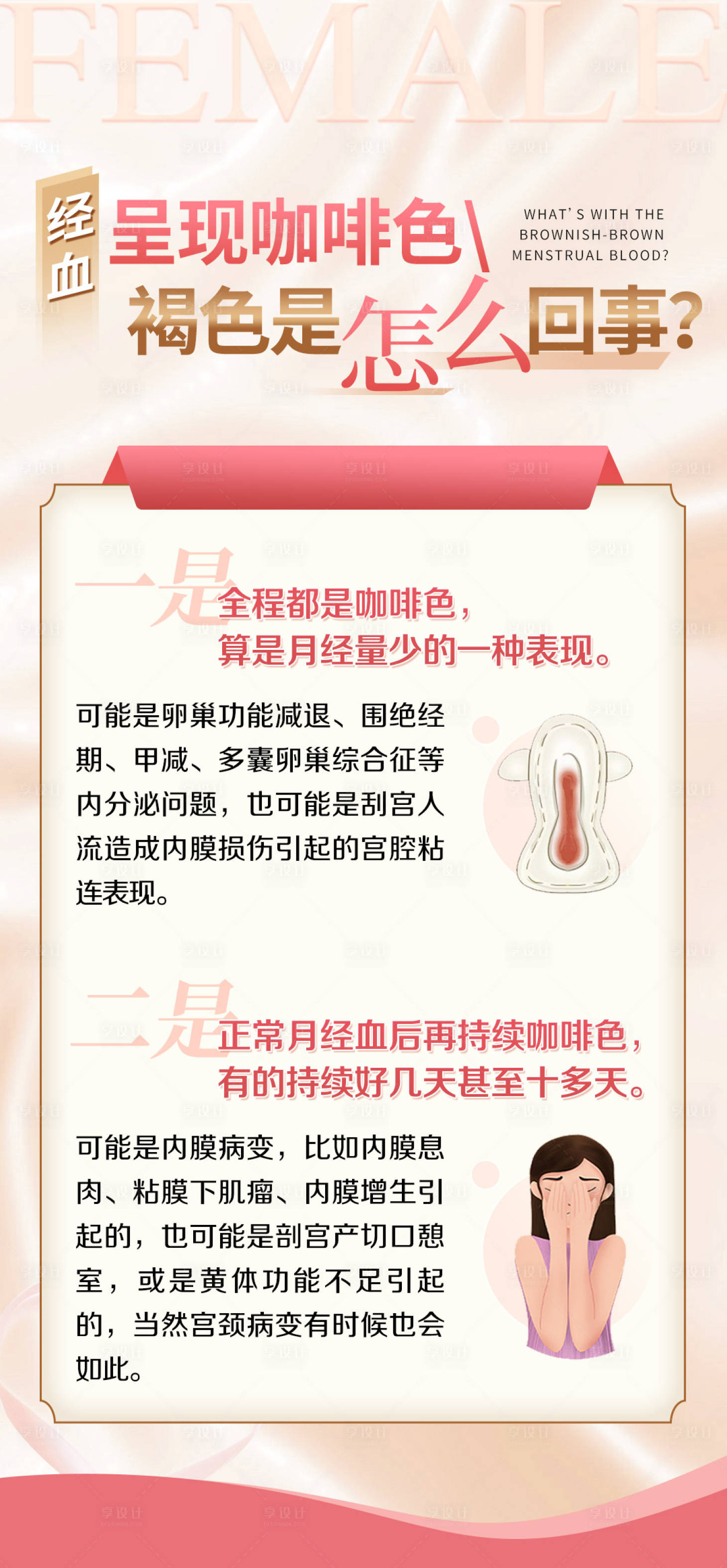 源文件下载【享设计】搜索编号：28670024526357970【调经常识海报】