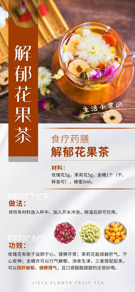 科普养生食疗海报
