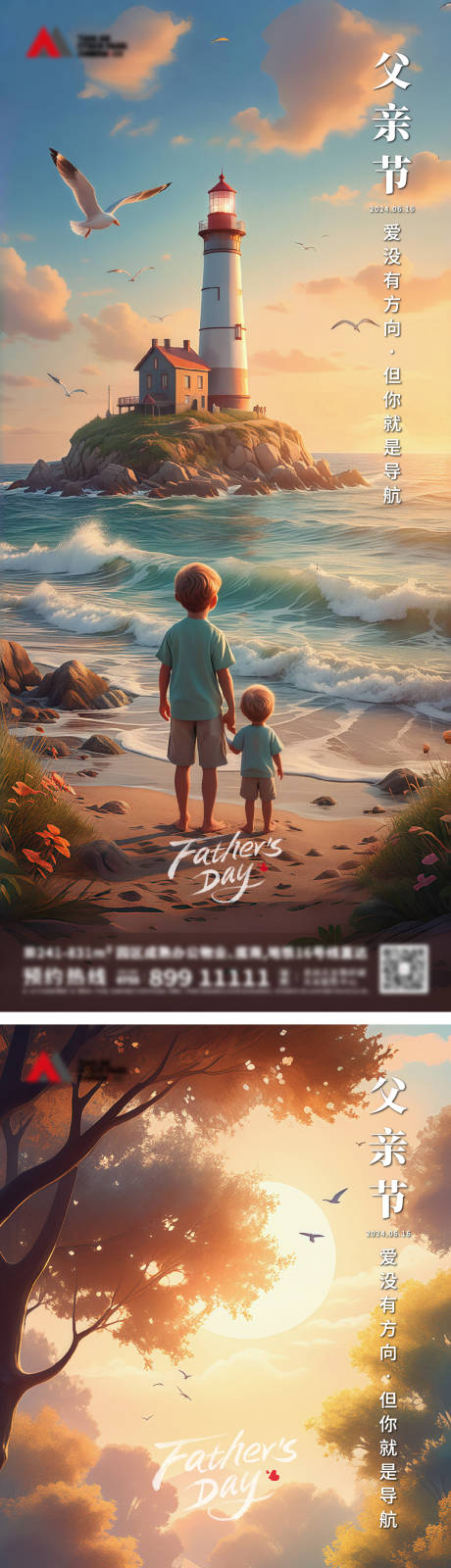 源文件下载【父亲节系列海报】编号：47920024681858447