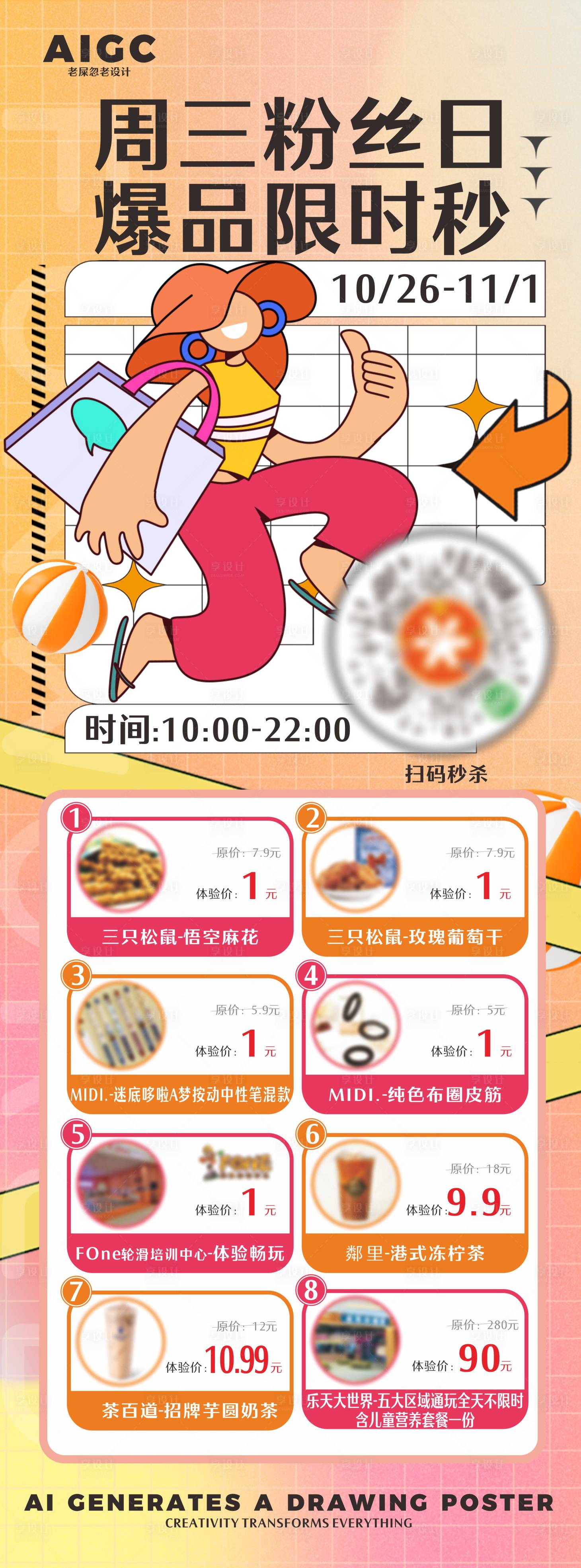 源文件下载【享设计】搜索编号：76150024504961346【周三会员日海报】