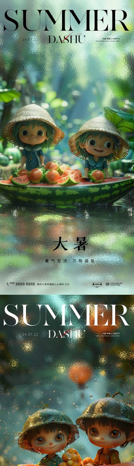 源文件下載【享設計】搜索編號：33910024629906705【大暑】
