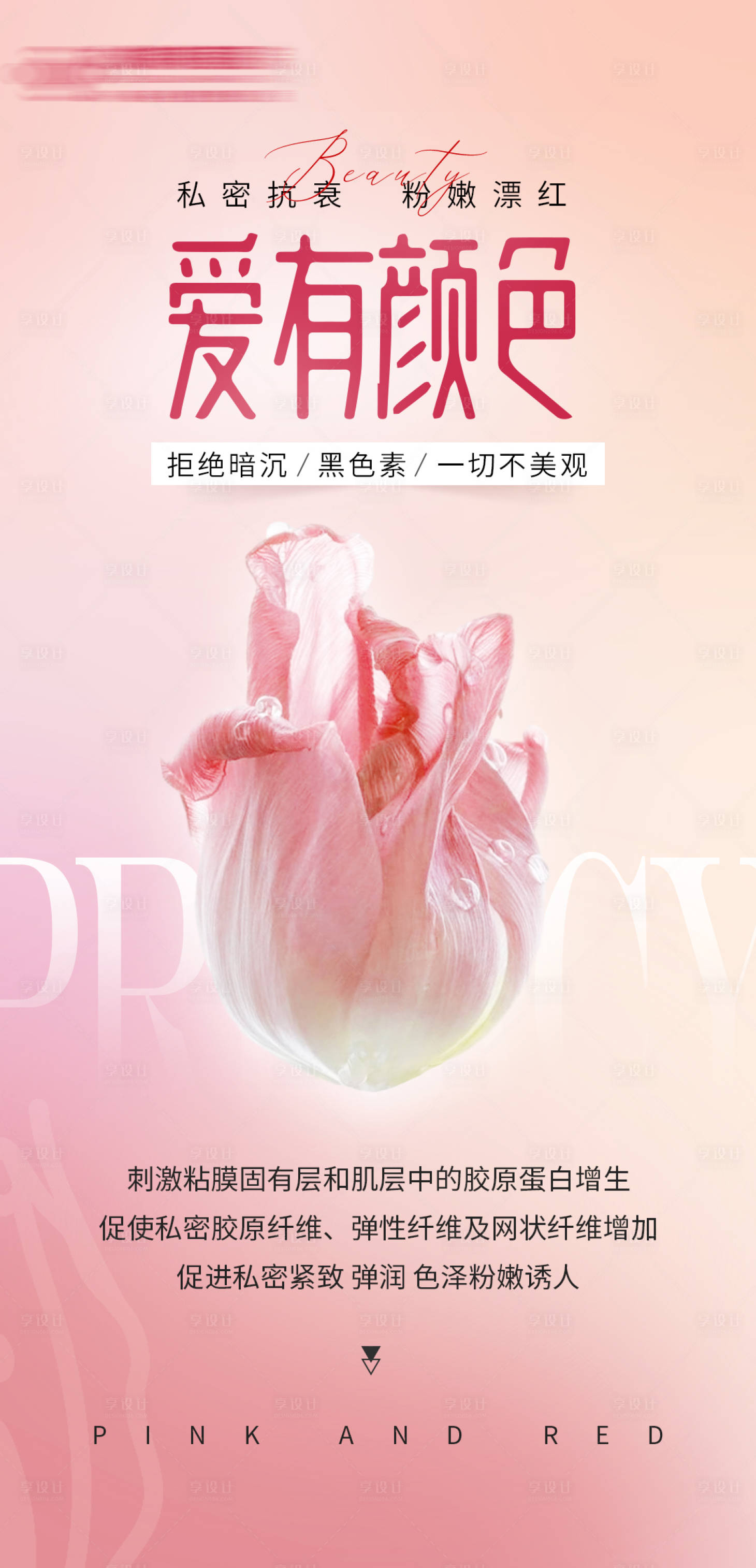 源文件下载【享设计】搜索编号：83670024717177367【私密护理海报】