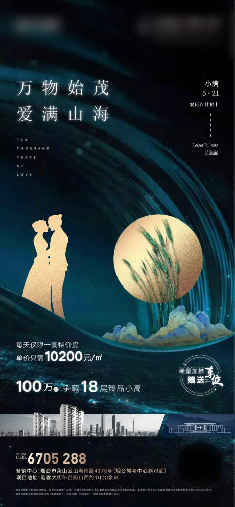 源文件下載【地產小滿特價房海報】編號：22770024320011563