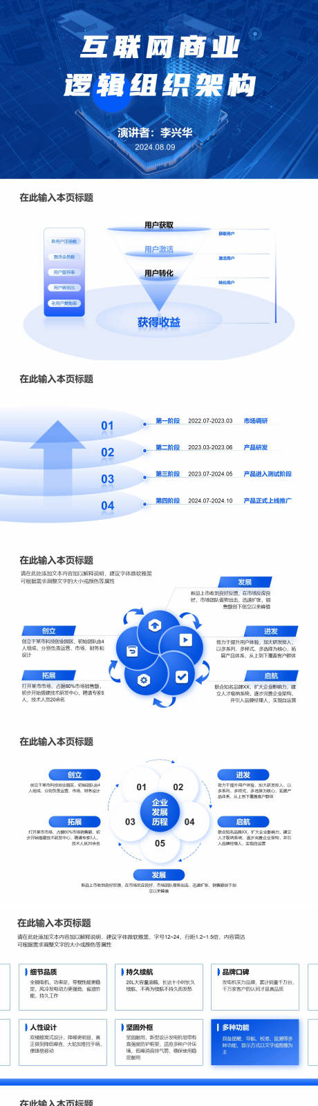 源文件下载【互联网商业逻辑组织架构PPT】编号：45330024516066035