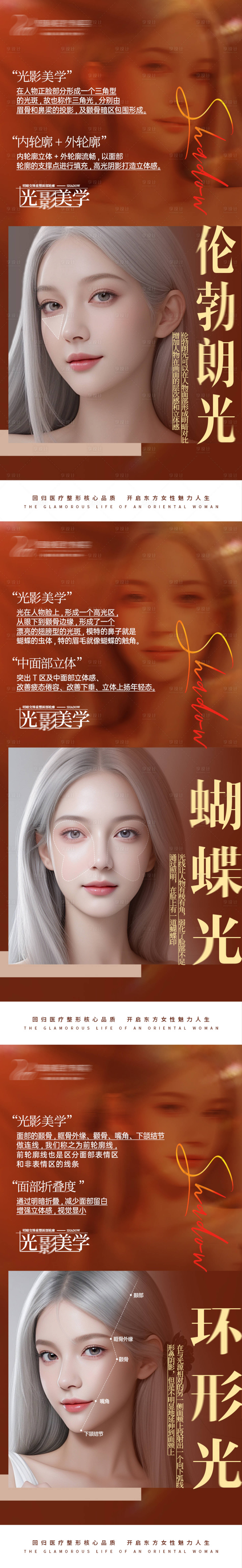 源文件下載【享設計】搜索編號：43820024532127827【醫美光影美學海報】