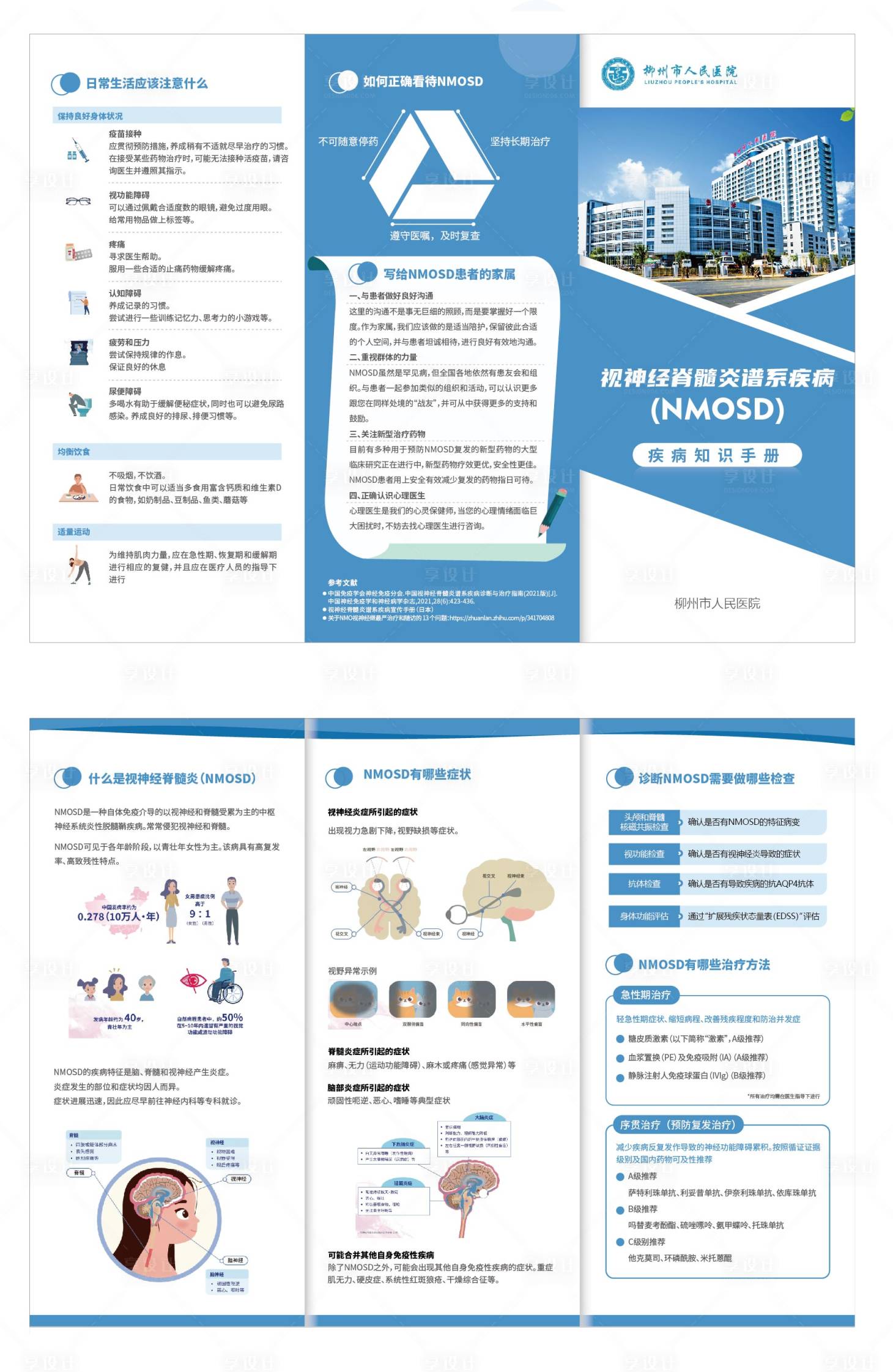 源文件下载【享设计】搜索编号：23350024400282557【企业画册设计排版宣传册蓝色科技医疗】