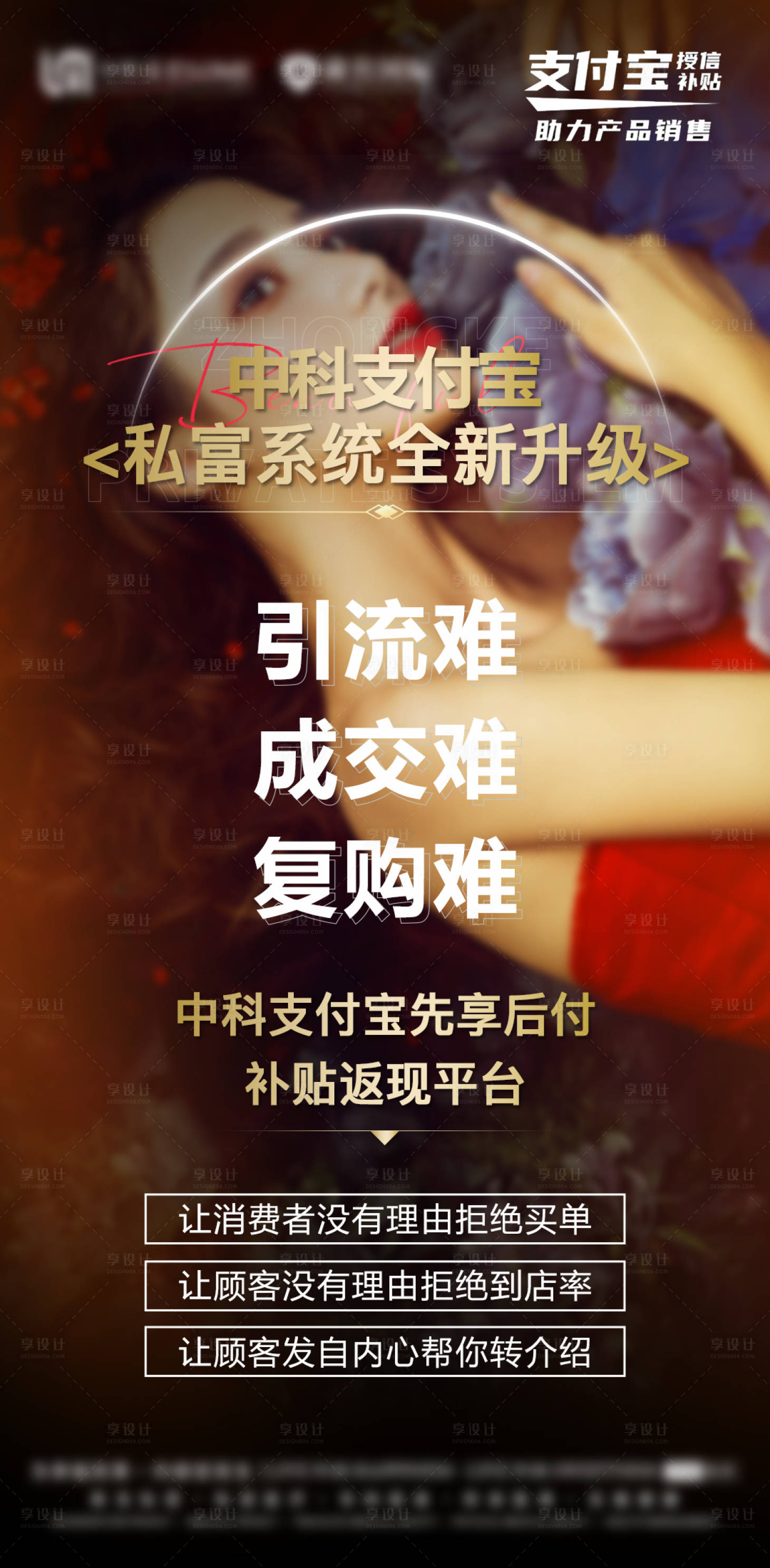 源文件下载【医美私密招商造势大气海报】编号：83340024506127232