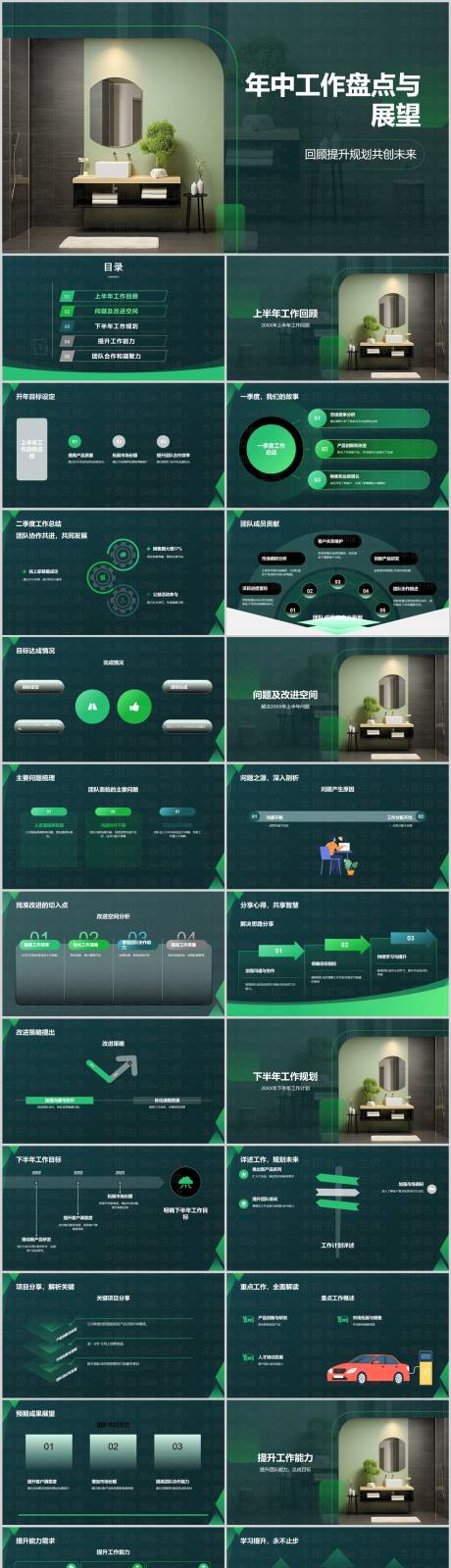 源文件下载【年中工作盘点与展望】编号：77850024279618327