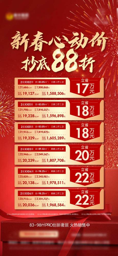 源文件下载【地产新年促销海报】编号：47660024404713481