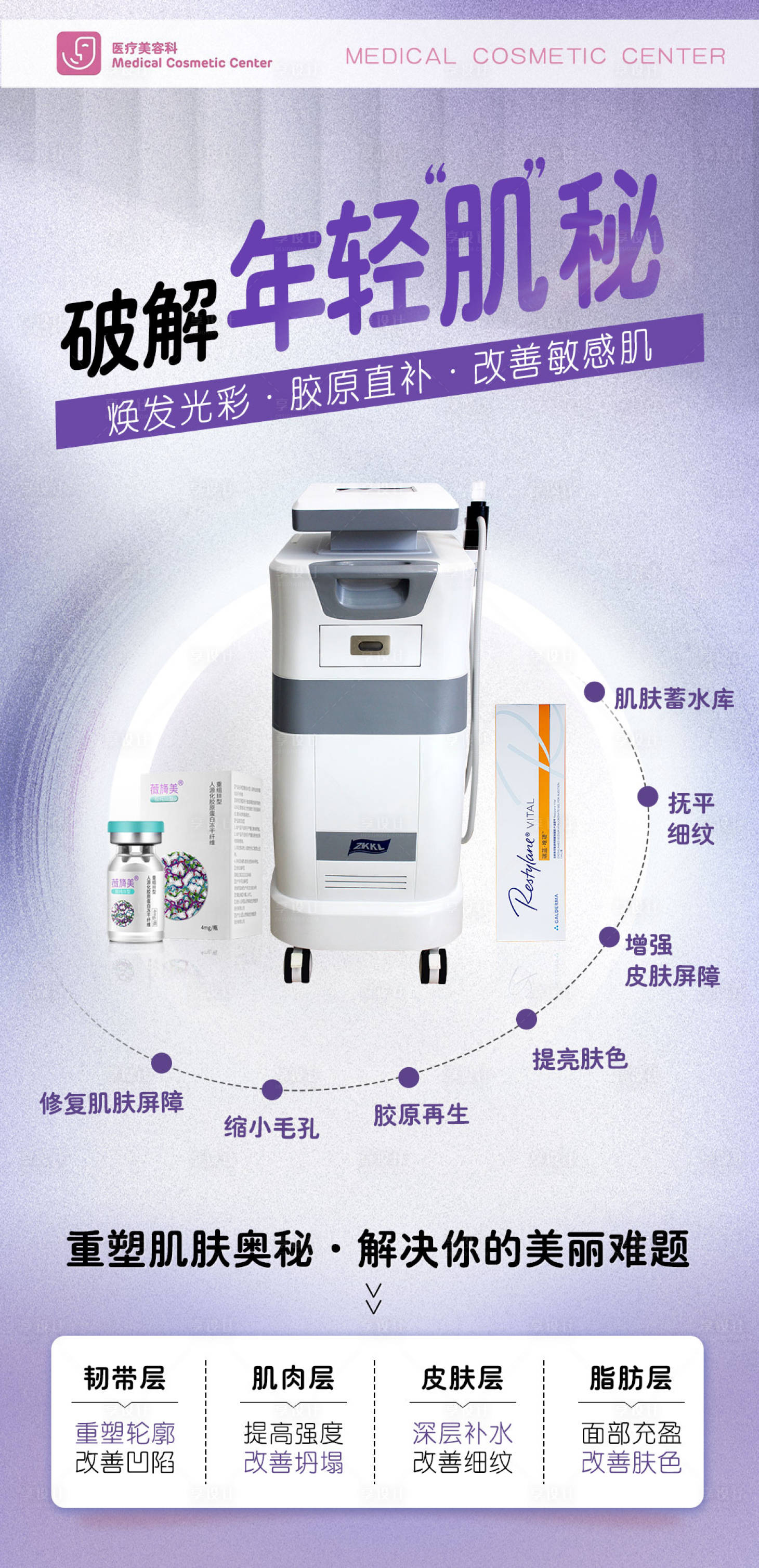 源文件下载【高级医美薇旖美活动海报】编号：21820024344079689