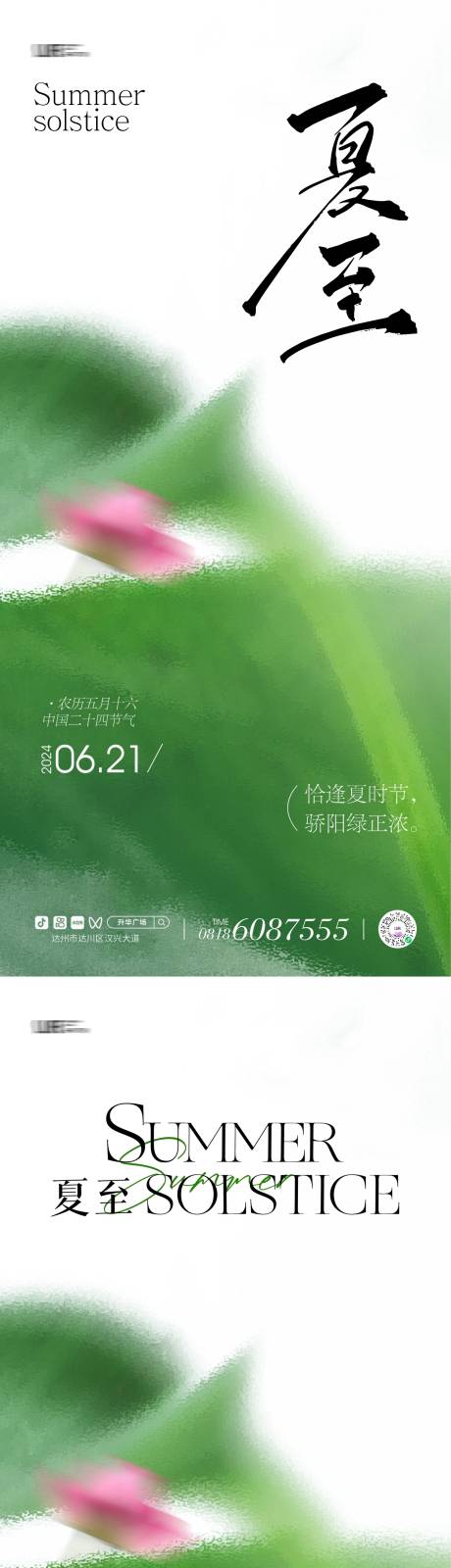 源文件下载【夏至节气系列海报】编号：47240024640011515
