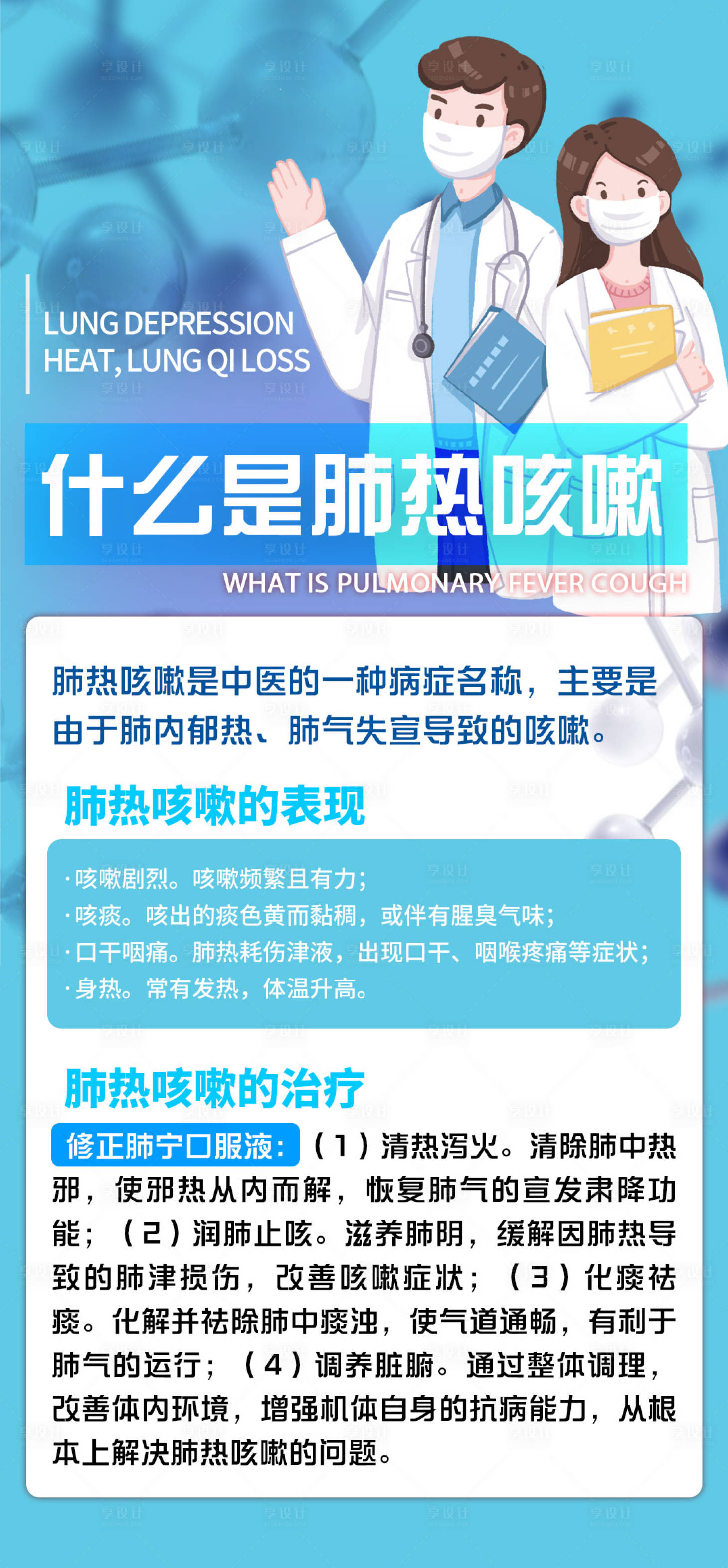 源文件下载【享设计】搜索编号：53600024603795433【肺病常识海报】