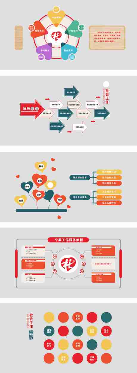 源文件下载【社会工作文化墙背景板】编号：77490024283299050