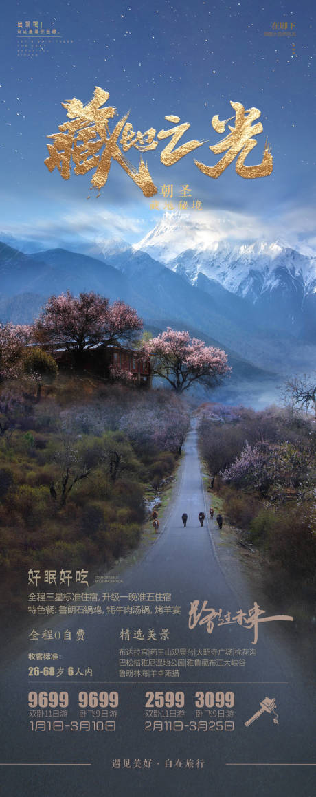 西藏旅游海报