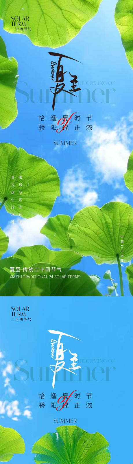 源文件下载【夏至海报】编号：44820024647952347