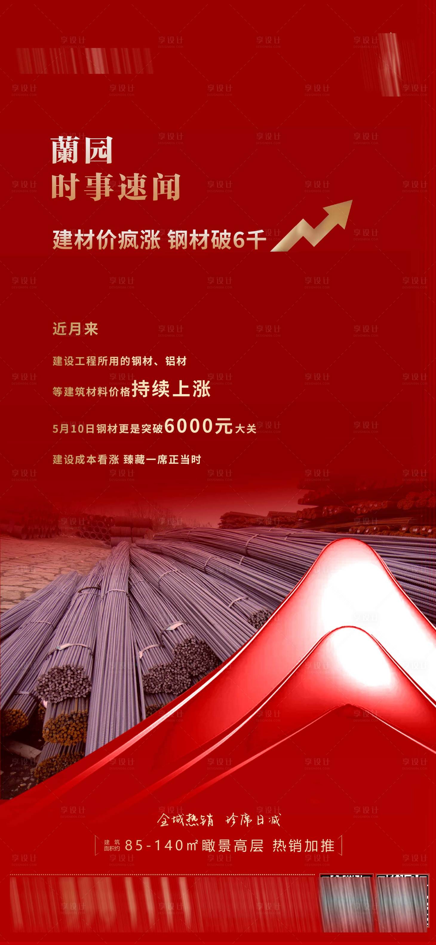 源文件下载【享设计】搜索编号：16130024533403534【涨价倒计时海报】