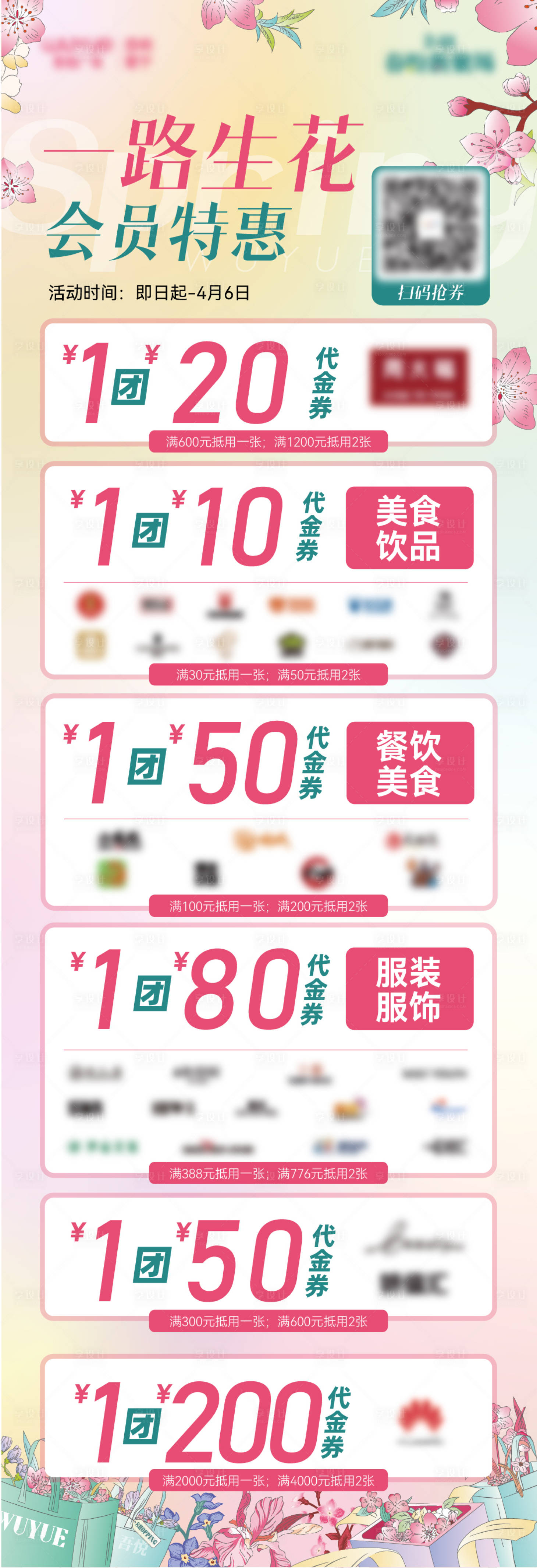 源文件下載【享設計】搜索編號：81000024776385427【SP團券活動海報】