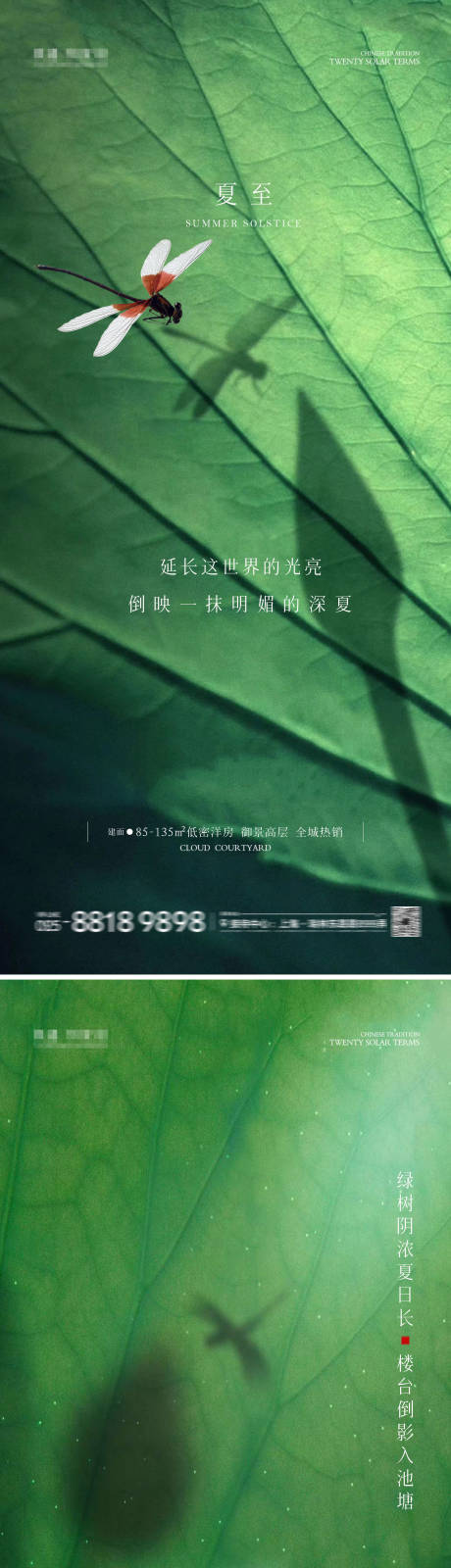 源文件下载【夏至节气移动端海报】编号：59460024643467908