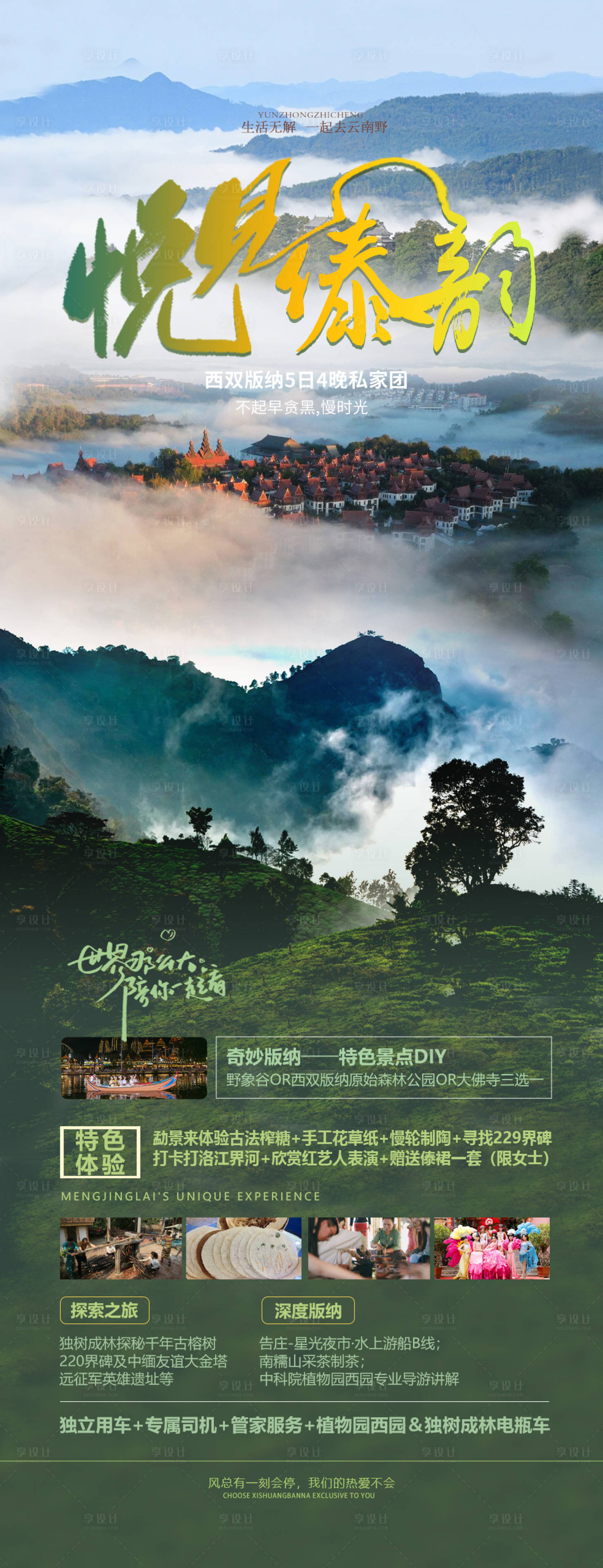 源文件下载【西双版纳旅游长图海报】编号：98510024672408749