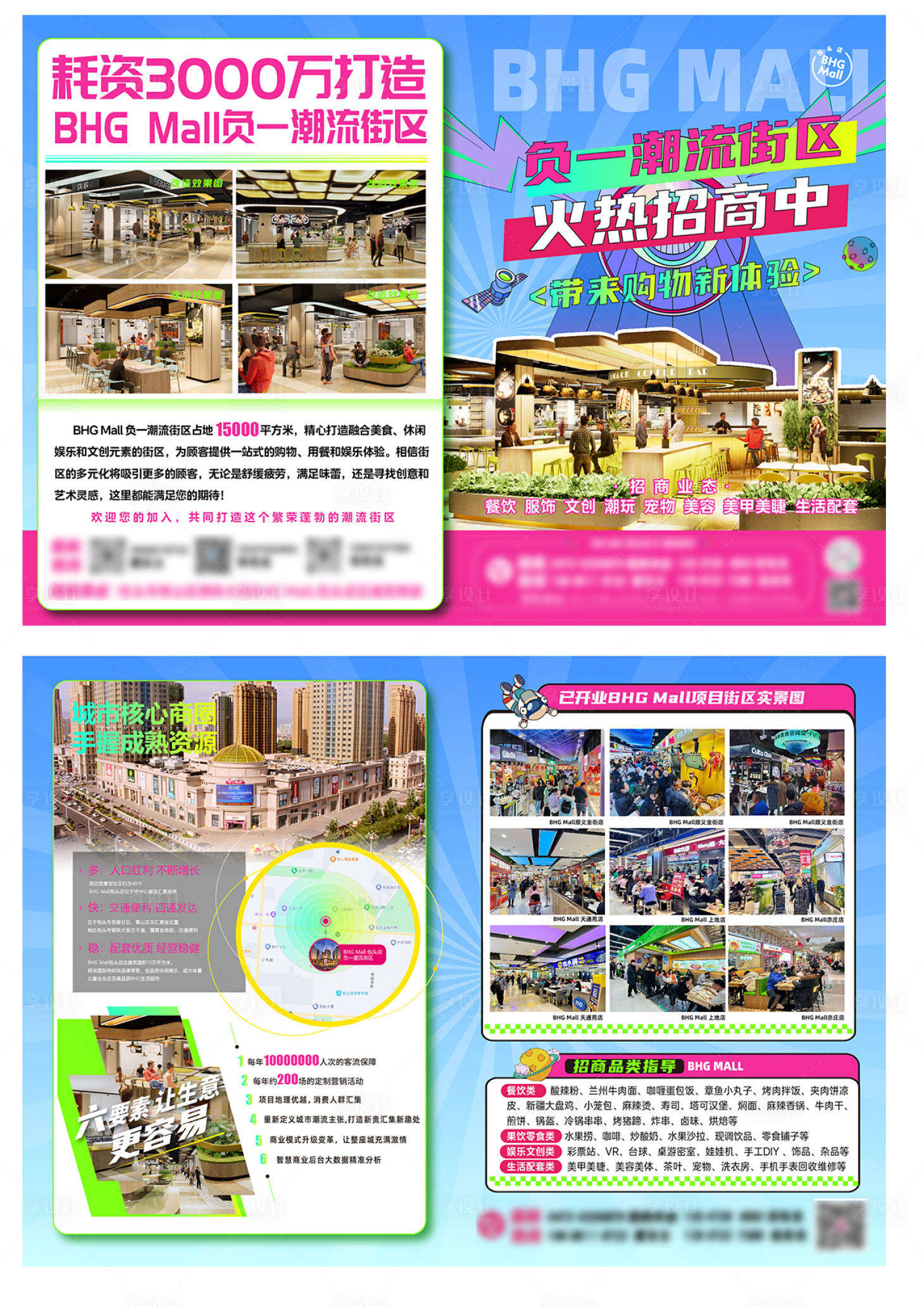 源文件下載【潮流街區招商DM宣傳單】編號：10490024627921487