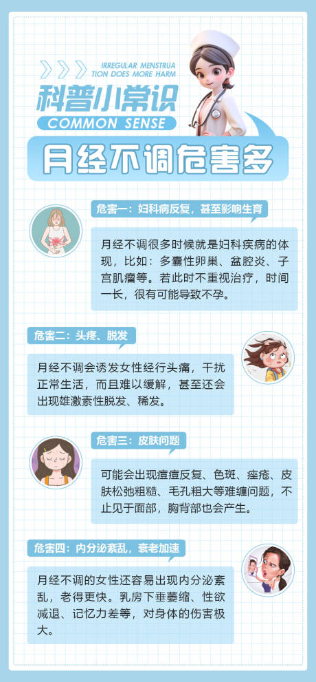 源文件下载【调经常识海报】编号：88920024539677119