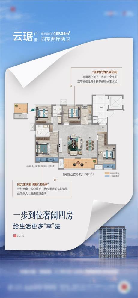 源文件下載【享設計】搜索編號：91270024390514684【地產戶型洋房配套價值點】