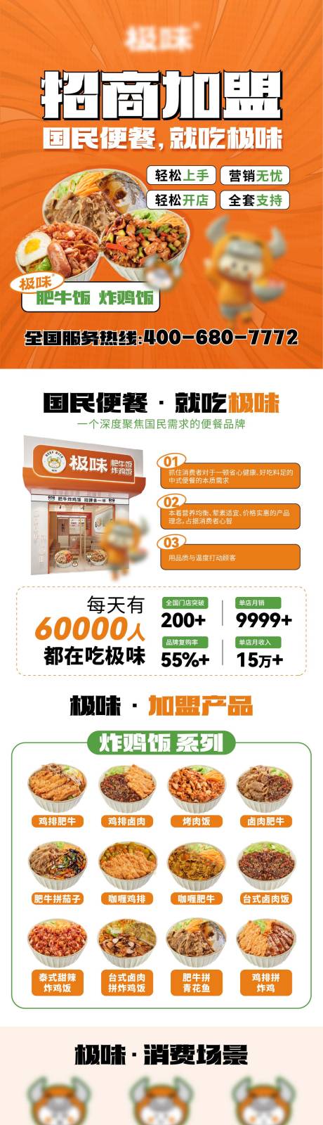 源文件下载【餐饮招商加盟长图】编号：99030024681542460