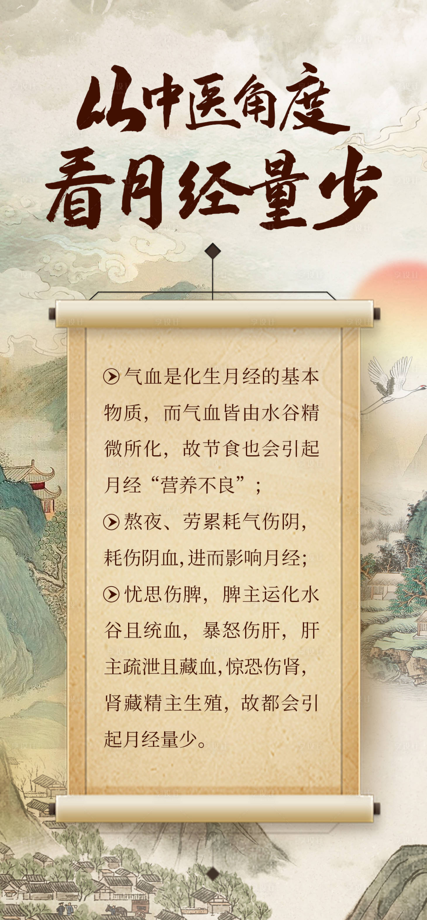 源文件下载【享设计】搜索编号：41010024372595052【中医科普常识海报】