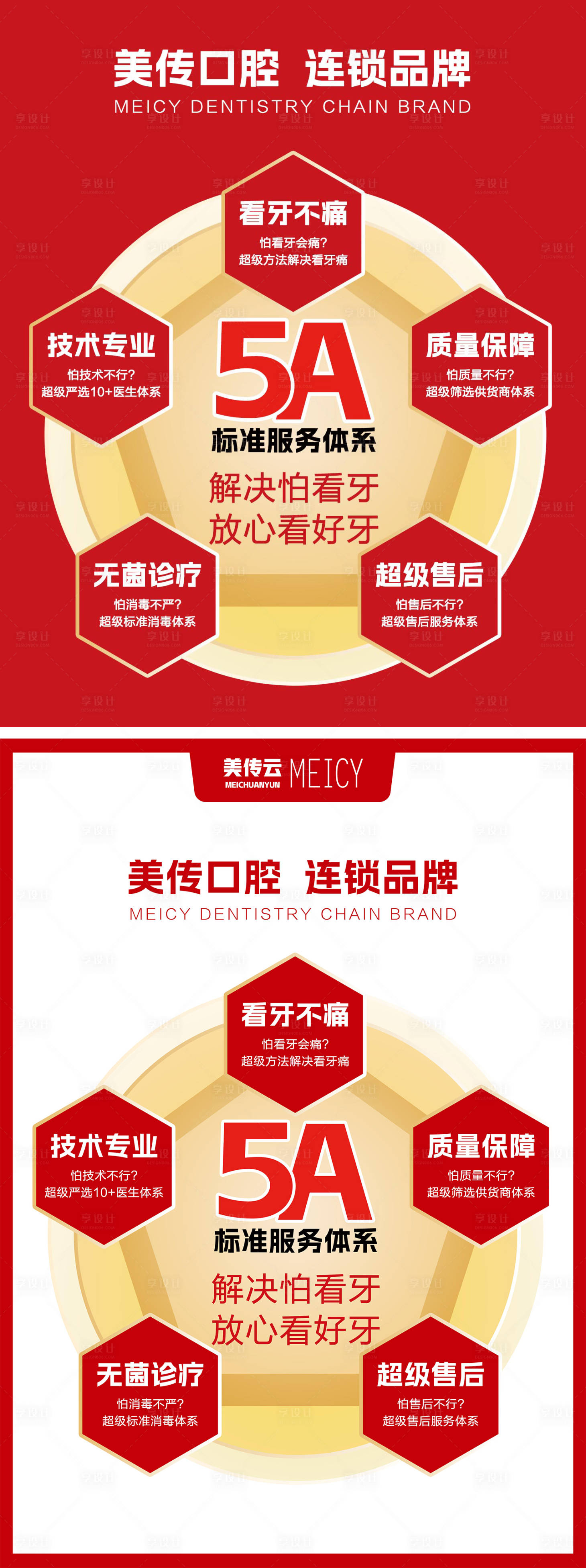 源文件下載【享設計】搜索編號：61990024435022239【口腔服務宣傳海報】