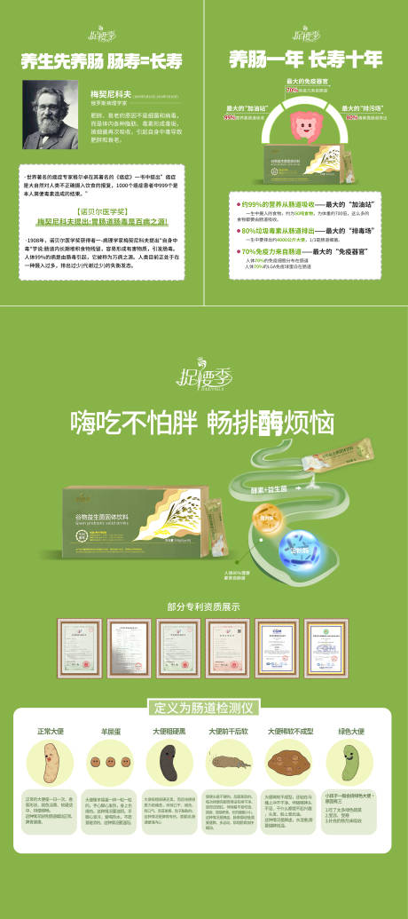 源文件下载【肠道健康知识科普宣传系列海报】编号：44730024407065960